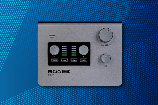 【ブログ】シンプルでどこでも使える、モバイルにも対応したオーディオインターフェイス、Mooer STEEP I!
