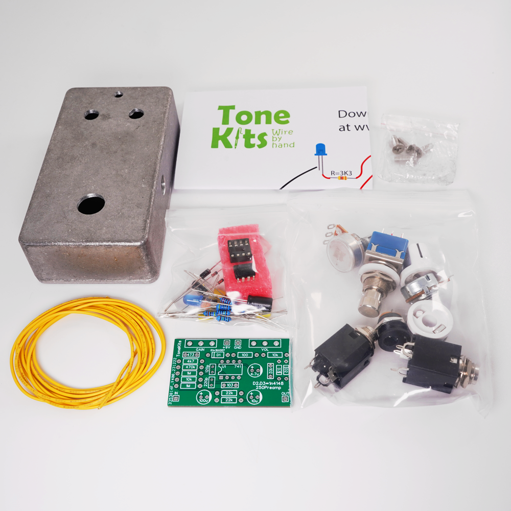 Pedal Tank　250 Preamp Kit　/ オーバードライブ エフェクター 自作キット