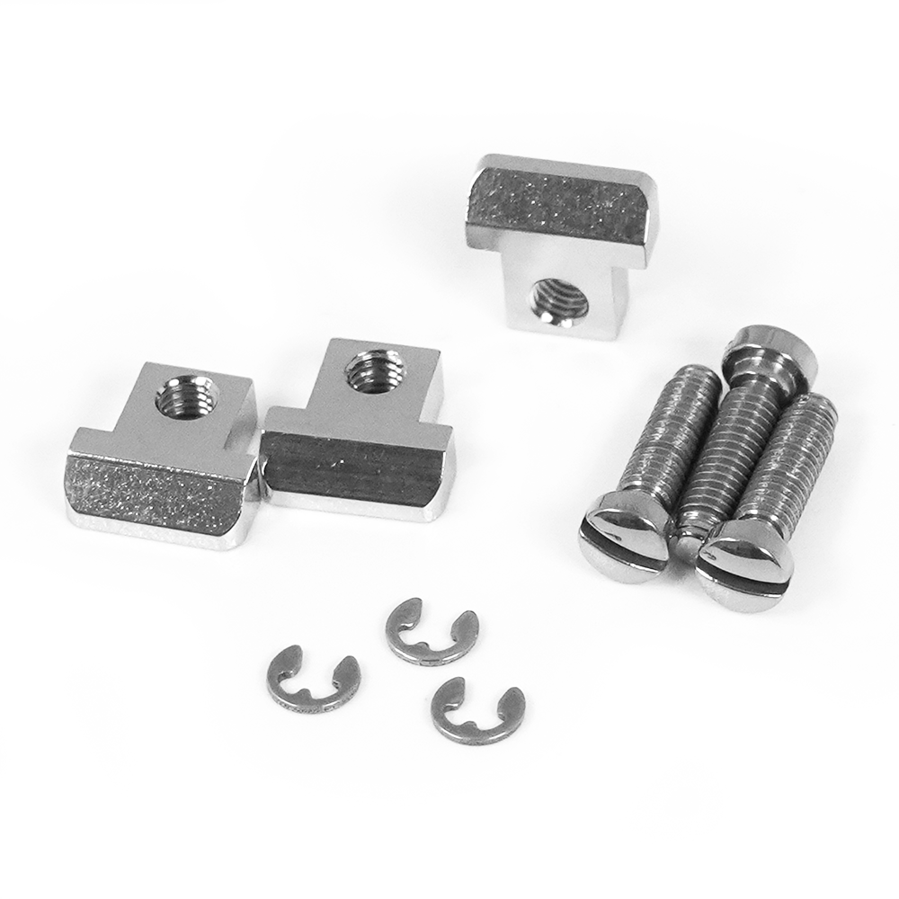 【お取り寄せ/代引不可】ABM - ABM2500saddlesC ABR-1用ブラスサドル クローム(3個セット)【ゆうパケット対応可能】