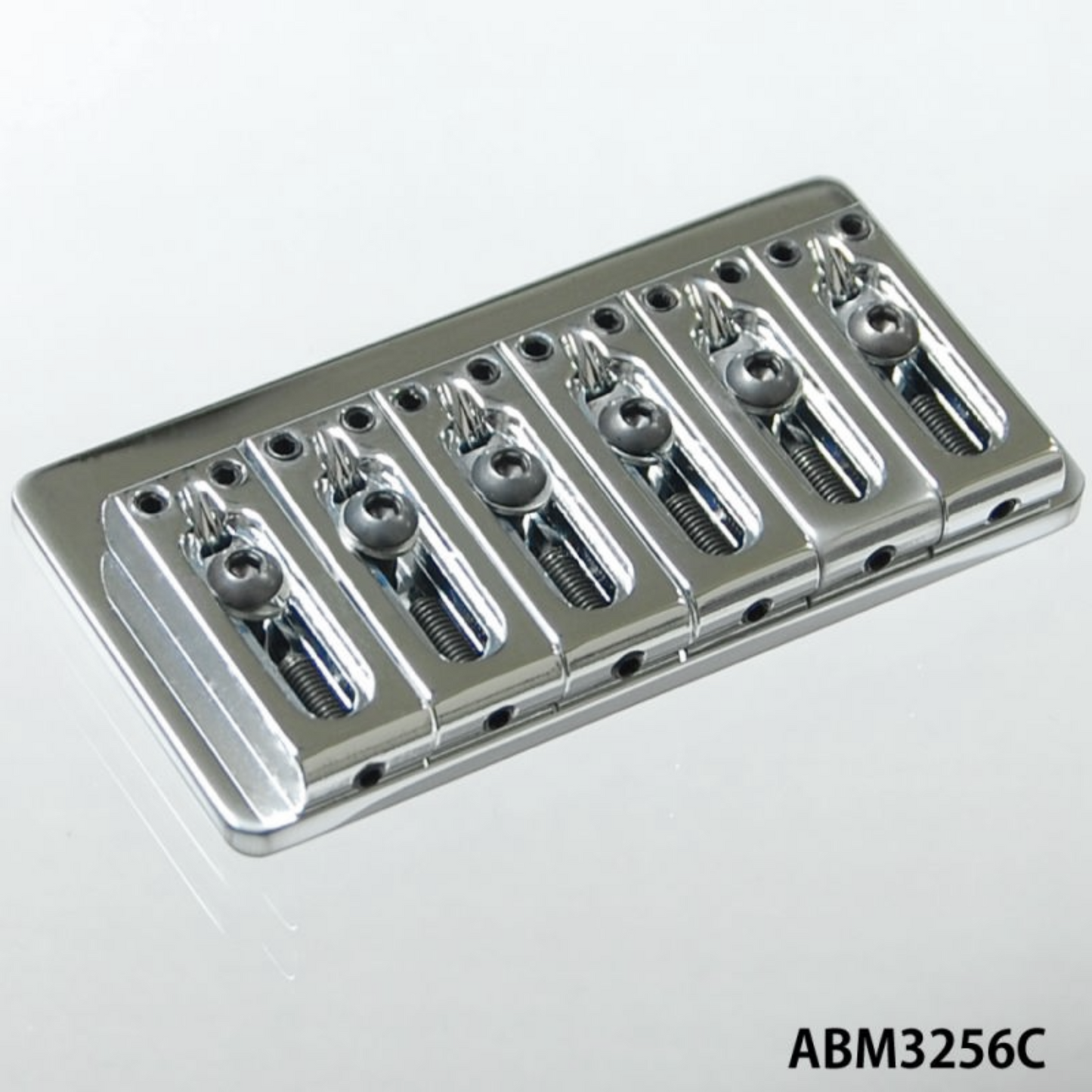 ABM/ABM3256C ハードテイルブリッジ(6弦ギター用)クローム