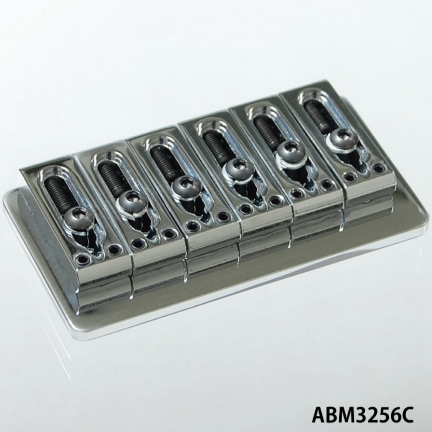 ABM/ABM3256C ハードテイルブリッジ(6弦ギター用)クローム