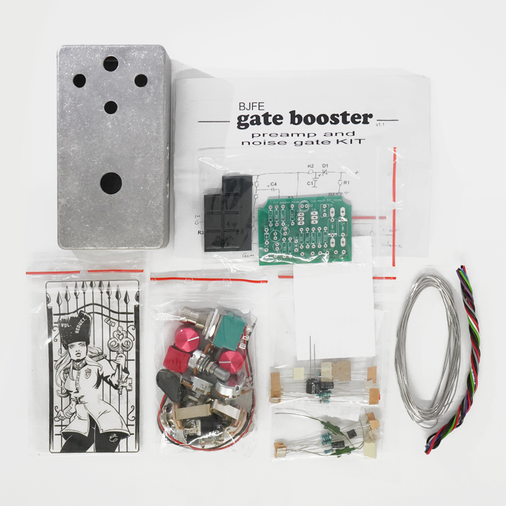Moody Sounds - BJF Gate Booster Kit | ノイズゲート ブースター 自作キット ギター エフェクター