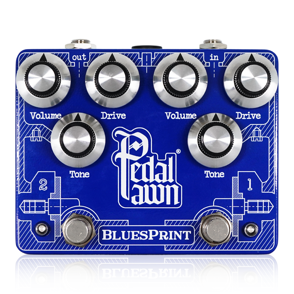 Pedal Pawn - BLUESPRINT | オーバードライブ ギター エフェクター Pedal Pawn - BLUESPRINT | オーバードライブ ギター エフェクター