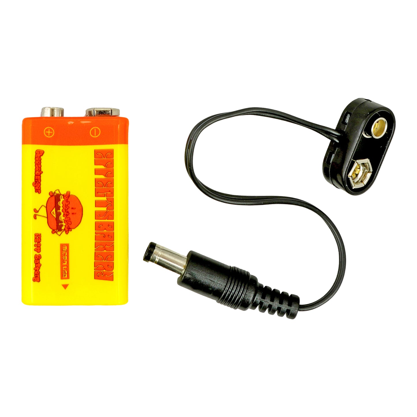 Effects Bakery - Cheeseburger RE9V Battery 【ゆうパケット対応可能】 | 充電して何度も使える9Vバッテリー