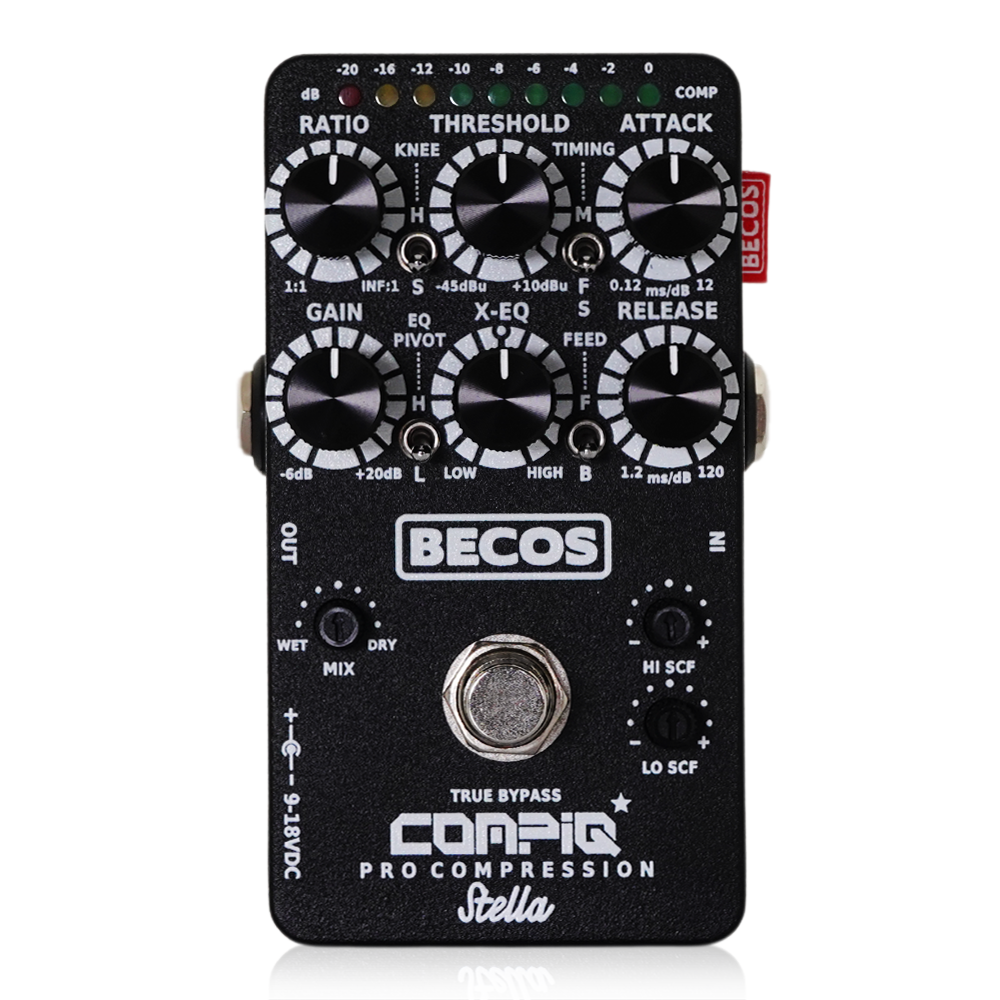 BECOS CompIQ STELLA Pro Compressor MkII / コンプレッサー ギター