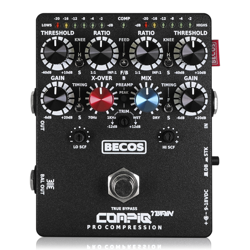 B pick CLASSIC II コンプレッサーエフェクター BECOS CompIQ TWAIN Pro MK2 with DITOS / コンプレッサー