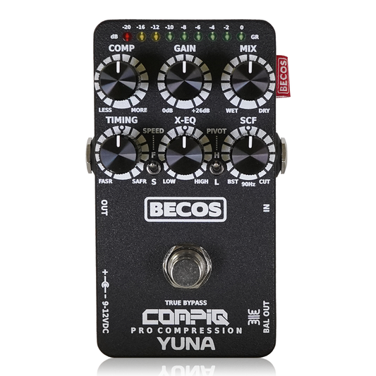 BECOS - CompIQ YUNA Pro Compressor | コンプレッサー ギター エフェクター