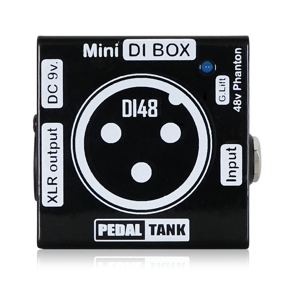 Pedal Tank DI48 : Mini Active DI Box / アクティブDIボックス エフェクター ミニペダル