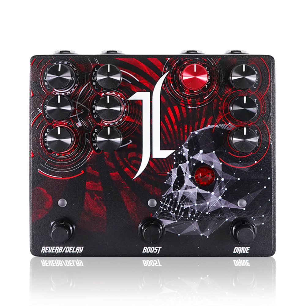 【10/20 16:00まで10%OFF】All-Pedal - Devils Triad | マルチエフェクター ディストーション ブースター ディレイ リバーブ ギター エフェクター