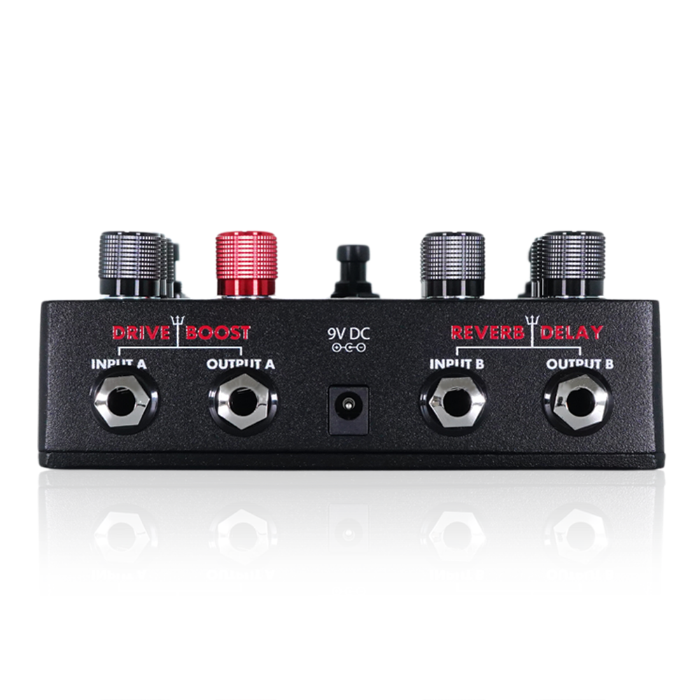 【10/20 16:00まで10%OFF】All-Pedal - Devils Triad | マルチエフェクター ディストーション ブースター ディレイ リバーブ ギター エフェクター