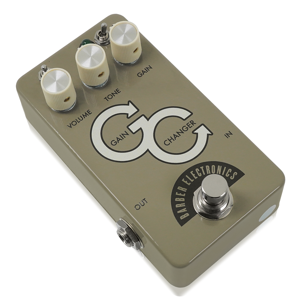 Barber Electronics - Gain Changer SR Olive | オーバードライブ ギター エフェクター