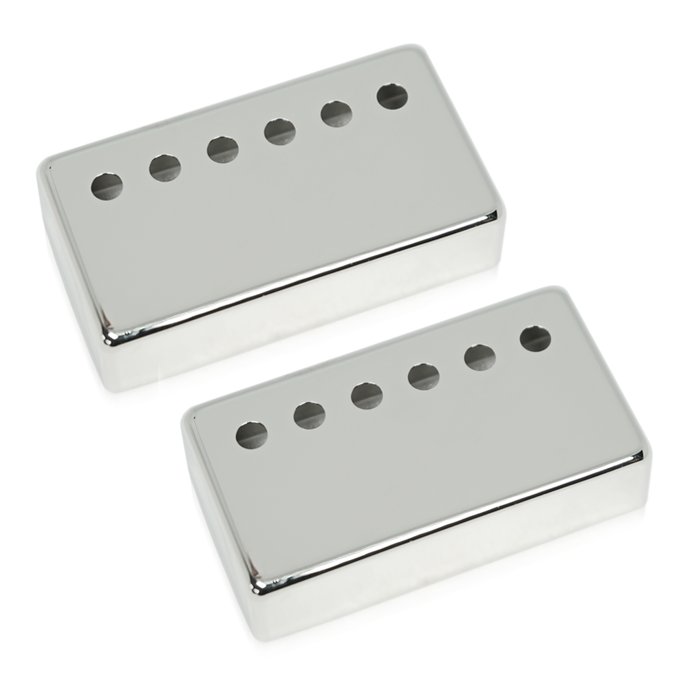 Lundgren Hum.Heaven 57 covers Shiny Nickel 49mm set / ピックアップカバー ギター ピックアップ ハムバッカー
