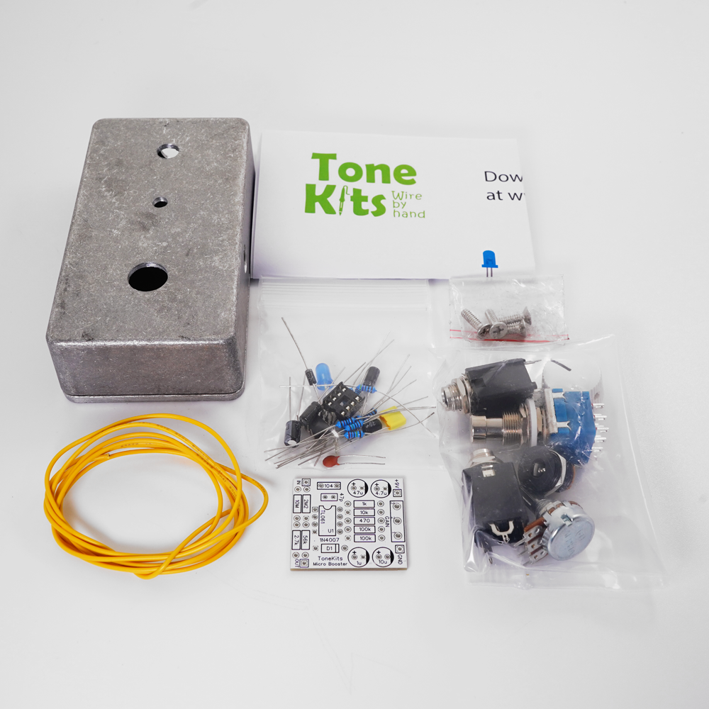 Pedal Tank - Micro Booster Kit | ブースター エフェクター 自作 Pedal Tank - Micro Booster Kit | ブースター エフェクター 自作
