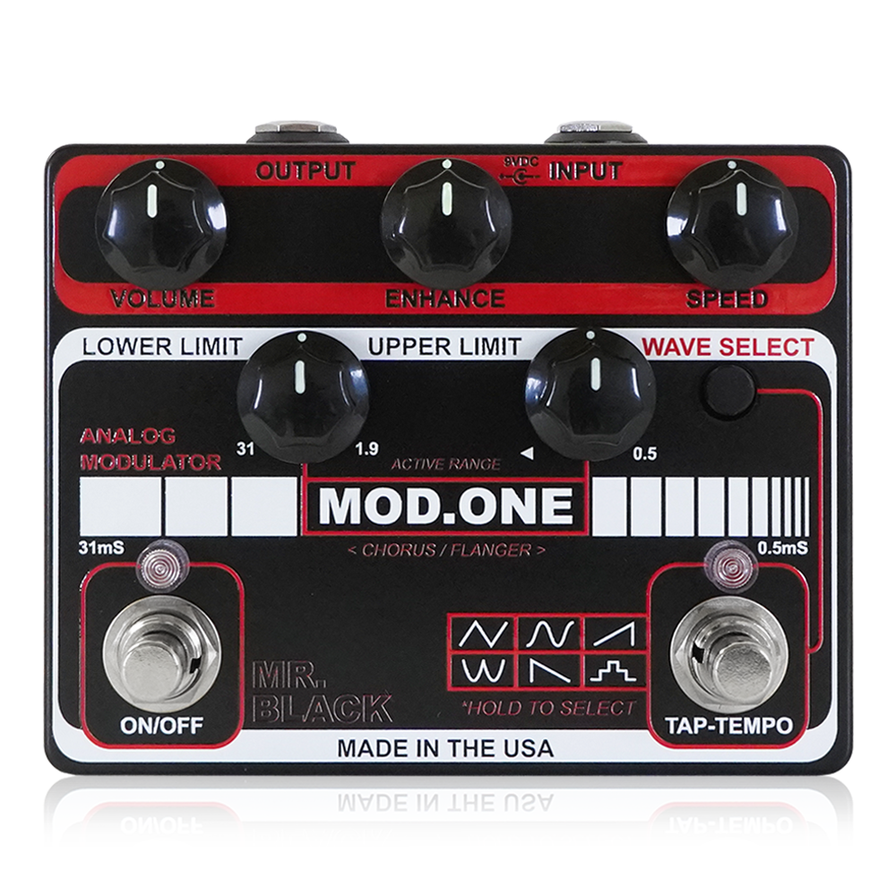 WHA-1 ギターエフェクター Mr. Black - Mod.One | コーラス フランジャー ギター エフェクター