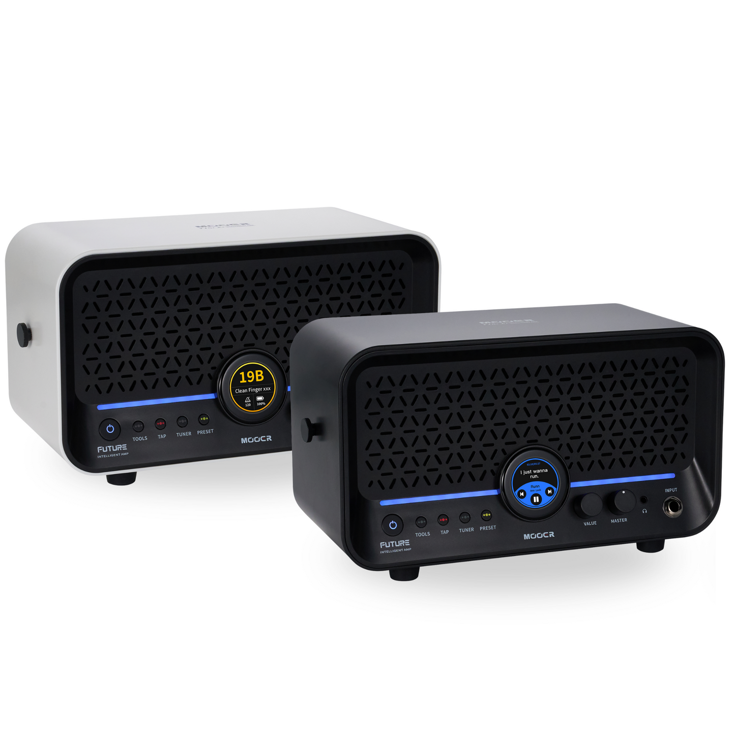 【今だけOTGケーブル付属】Mooer - F15i Li | コンボアンプ ギター アンプ タッチスクリーン搭載 15Wステレオ(7.5W+7.5W)出力 デスクトップアンプ スピーカー