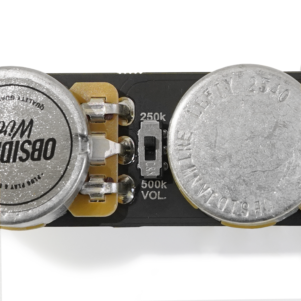 ObsidianWire - ObsidianWire for LEFTY Jazz Bass | ベースパーツ ジャズべース 配線済みハーネス 左利き用