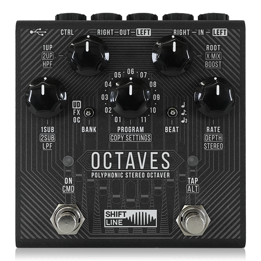 Shift Line - Octaves | オクターバー ギター ベース エフェクター