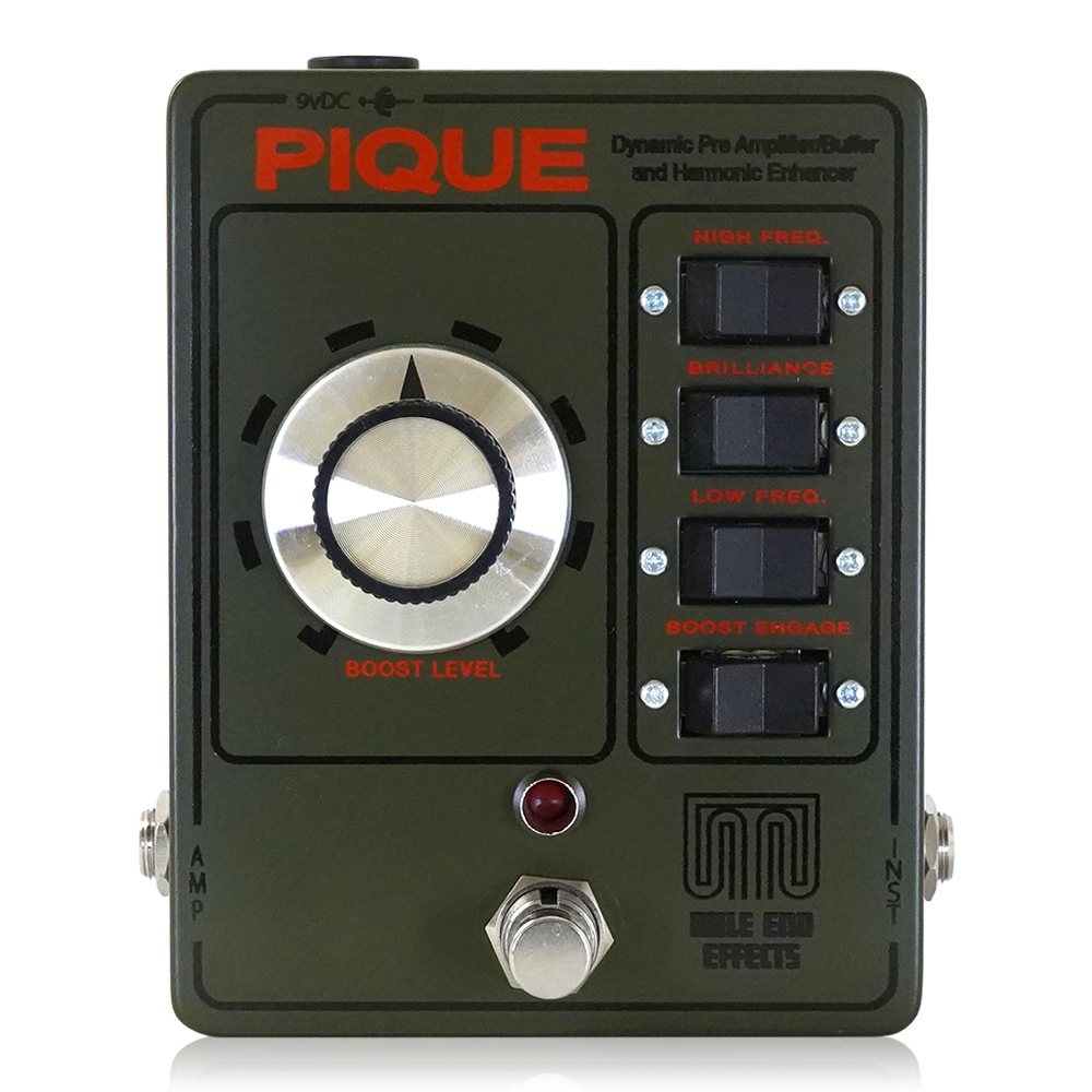 Mile End Effects - PIQUE | プリアンプ ブースター ギター