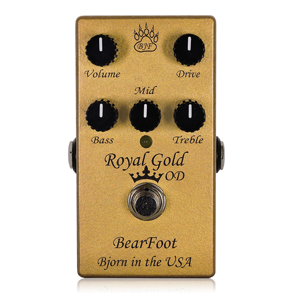 BearFoot Fx - Royal Gold OD | オーバードライブ ギター エフェクター