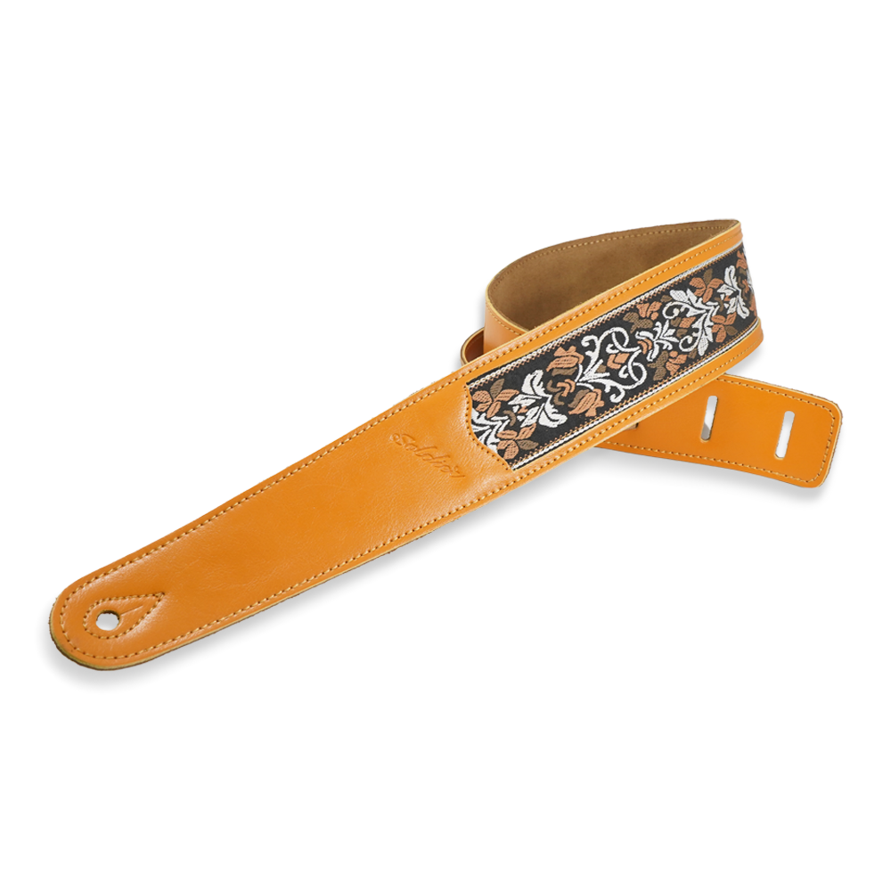 Soldier Strap - レザーストラップ STP-GL-012 | ギター ベース ストラップ レザー 刺繍