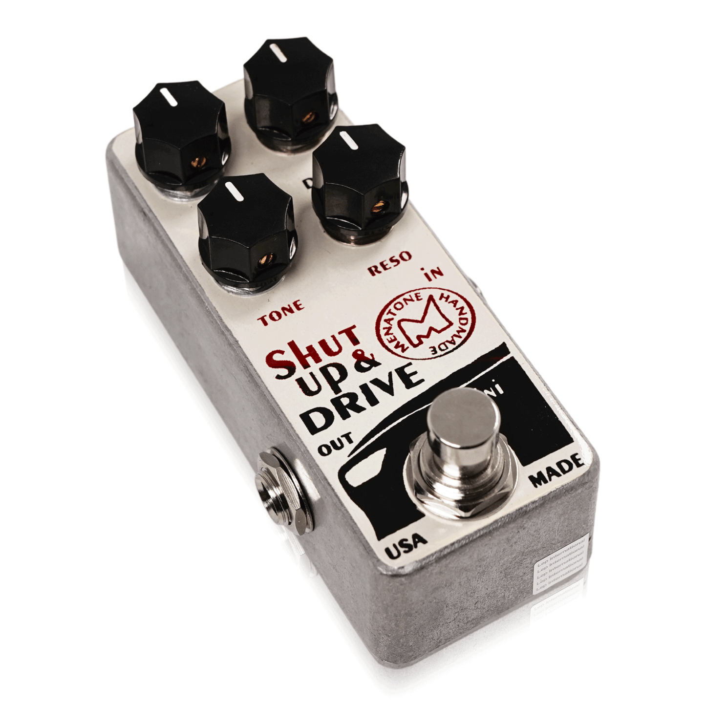 Menatone - Shut Up & Drive Mini | オーバードライブ ギター エフェクター ブリティッシュドライブ