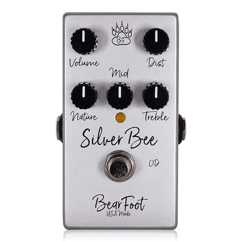 BearFoot Fx - Silver Bee OD | オーバードライブ ギター エフェクター