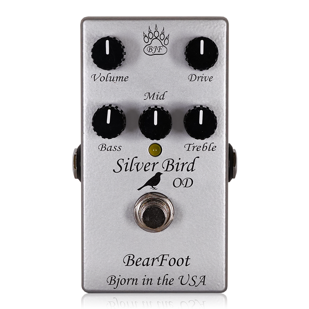 BearFoot Fx - Silver Bird OD | オーバードライブ ギター エフェクター