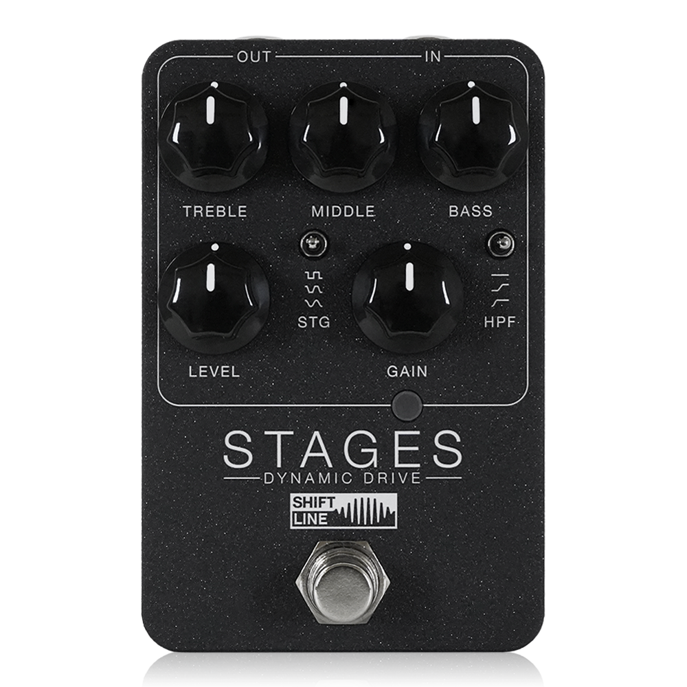 Shift Line - Stages | オーバードライブ ギター エフェクター – NINEVOLT Shift Line - Stages | オーバードライブ ギター エフェクター – NINEVOLT