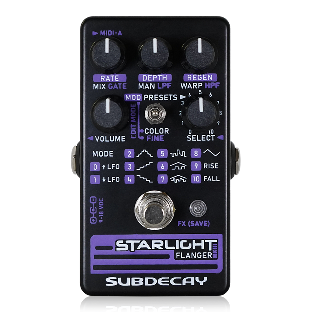 Subdecay Starlight Flanger MKIII / フランジャー ギター エフェクター