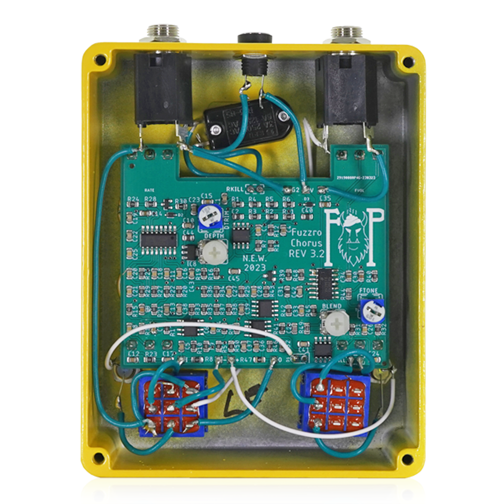 Fuzzrocious Pedals - TYRANNOCHORUS | コーラス ファズ ギター エフェクター