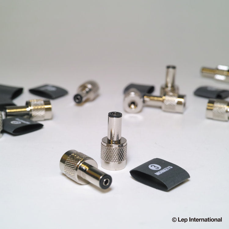 3 Monkeys Solderless - 2.1mm DC Solderless Plug(1個入り) | DCケーブル 自作キット プラグ単品 【ゆうパケット対応可能】