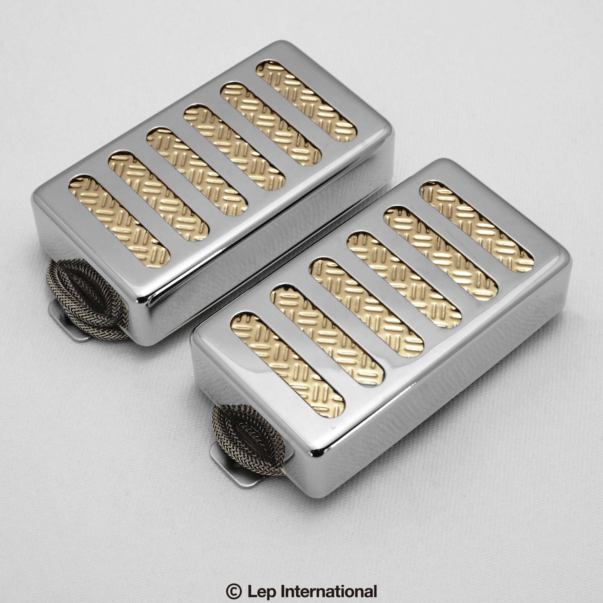 Righteous Sound Pickups 21:21 Set Nickel Cover / Gold Foil