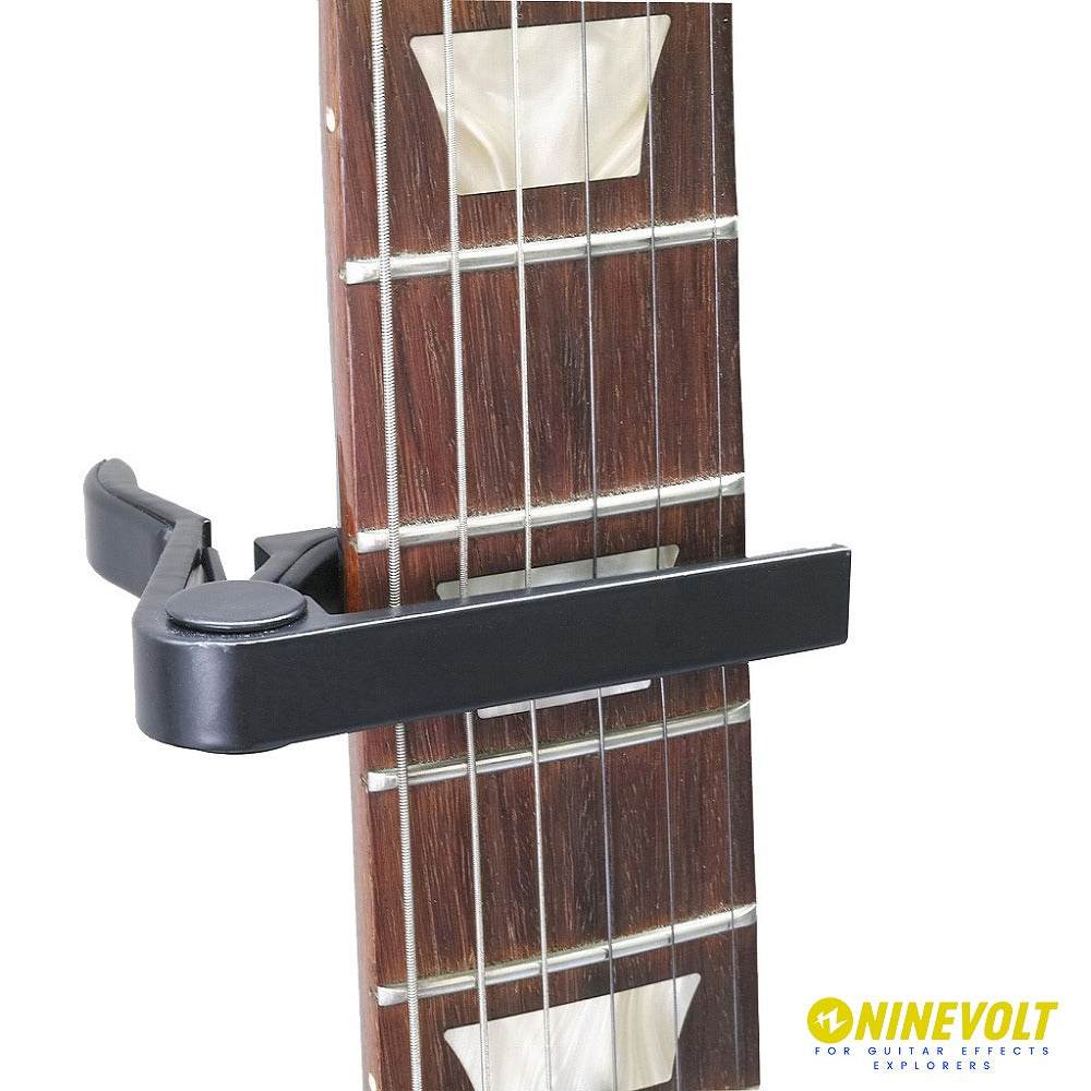9℃ Basic Capo For Guitar 厚みが選べるオリジナルピック付き / カポタスト エレキ・アコースティック・クラシックギター用【ゆうパケット対応可能】