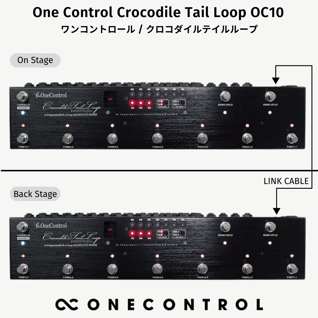 One Control - Crocodile Tail Loop OC10 | スイッチャー ギター ベース エフェクター