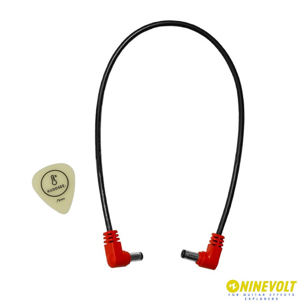 9℃ DC Reverse Cable 30cm LL 厚みが選べるオリジナルピック付き / 極性変換 ケーブル【ゆうパケット対応可能】