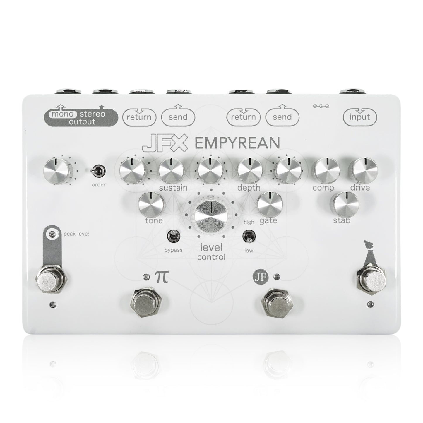 JFX Pedals - Empyrean | ファズ ブースター プリアンプ ギター マルチエフェクター