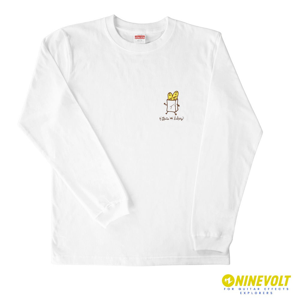 Effects Bakery French Bread 長袖 Tシャツ ホワイト 【ゆうパケット対応可能】