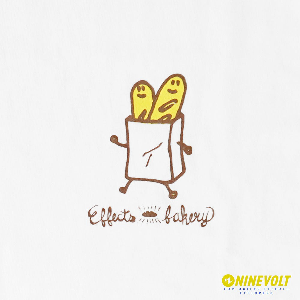 Effects Bakery French Bread 長袖 Tシャツ ホワイト 【ゆうパケット対応可能】