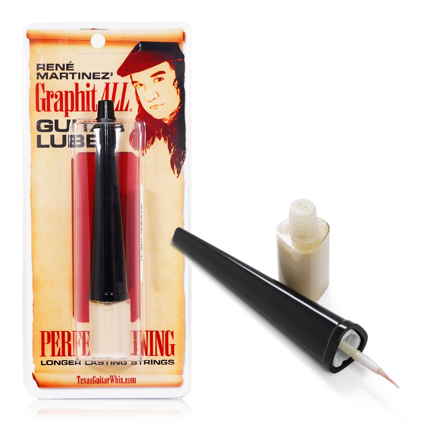 Texas Guitar Whiz - GraphitALL Applicator Bottle | ギター ナット ブリッジ 潤滑剤