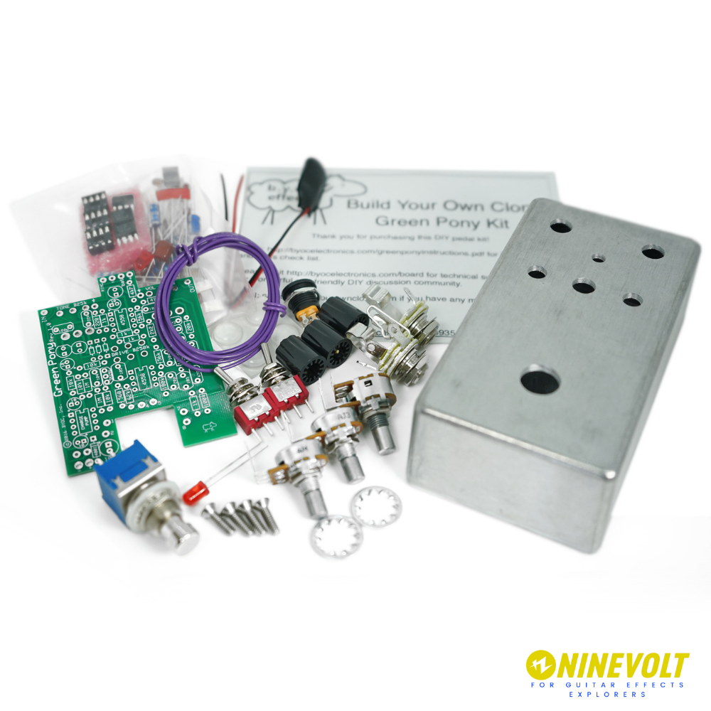 BYOC - Green Pony Kit | 自作キット エフェクター オーバードライブ