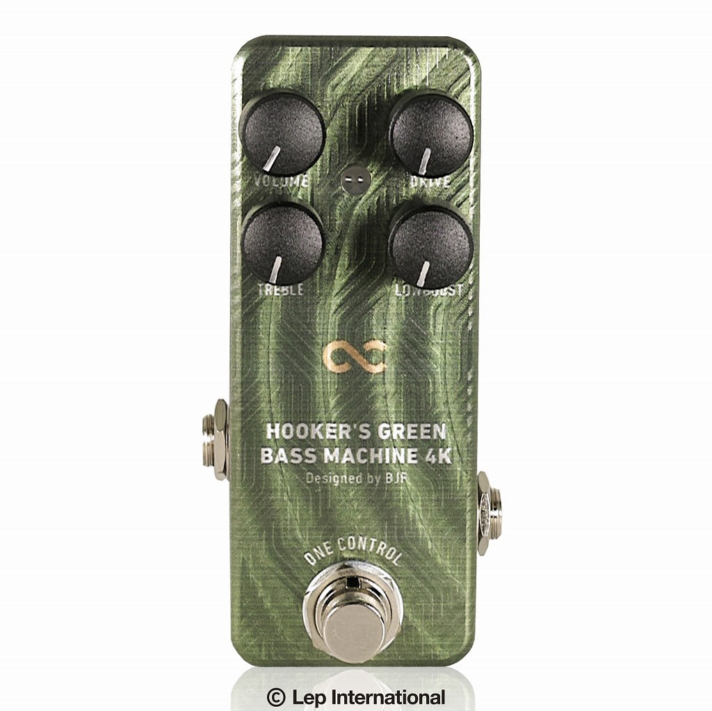 One Control - HOOKER'S GREEN BASS MACHINE 4K | オーバードライブ ベース用エフェクター ミニペダル エフェクター