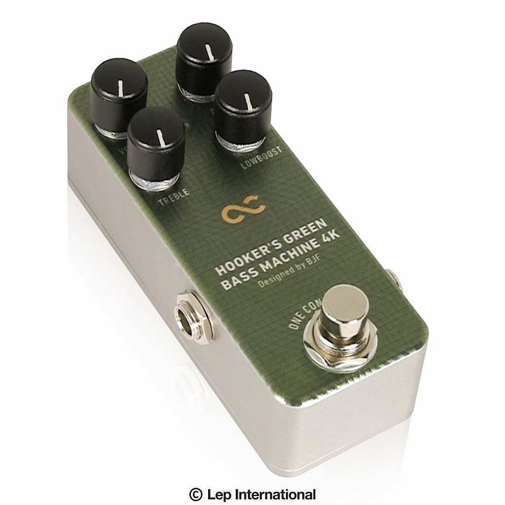 One Control - HOOKER'S GREEN BASS MACHINE 4K | オーバードライブ ベース用エフェクター ミニペダル エフェクター