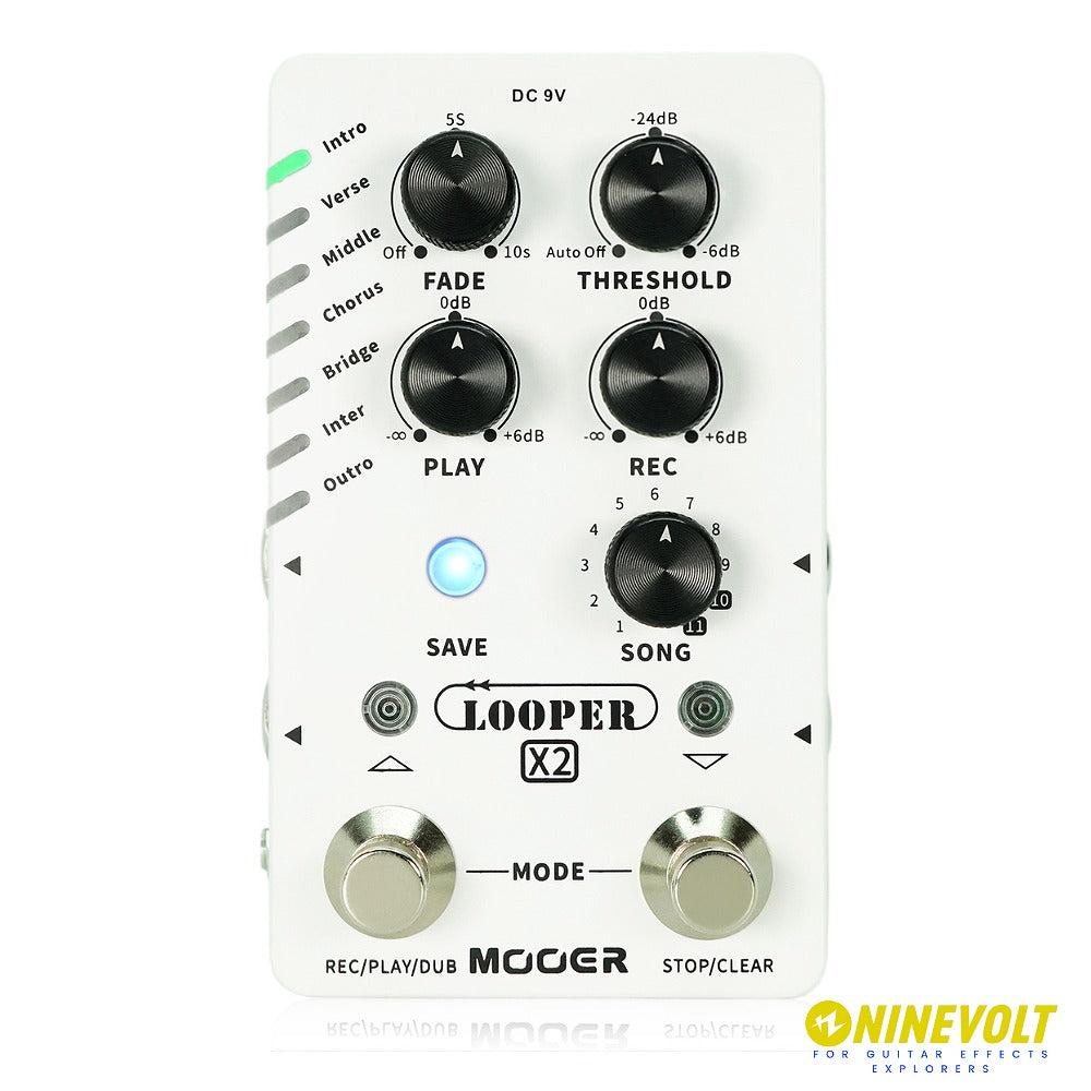 Mooer - LOOPER X2 | ルーパー ギター エフェクター