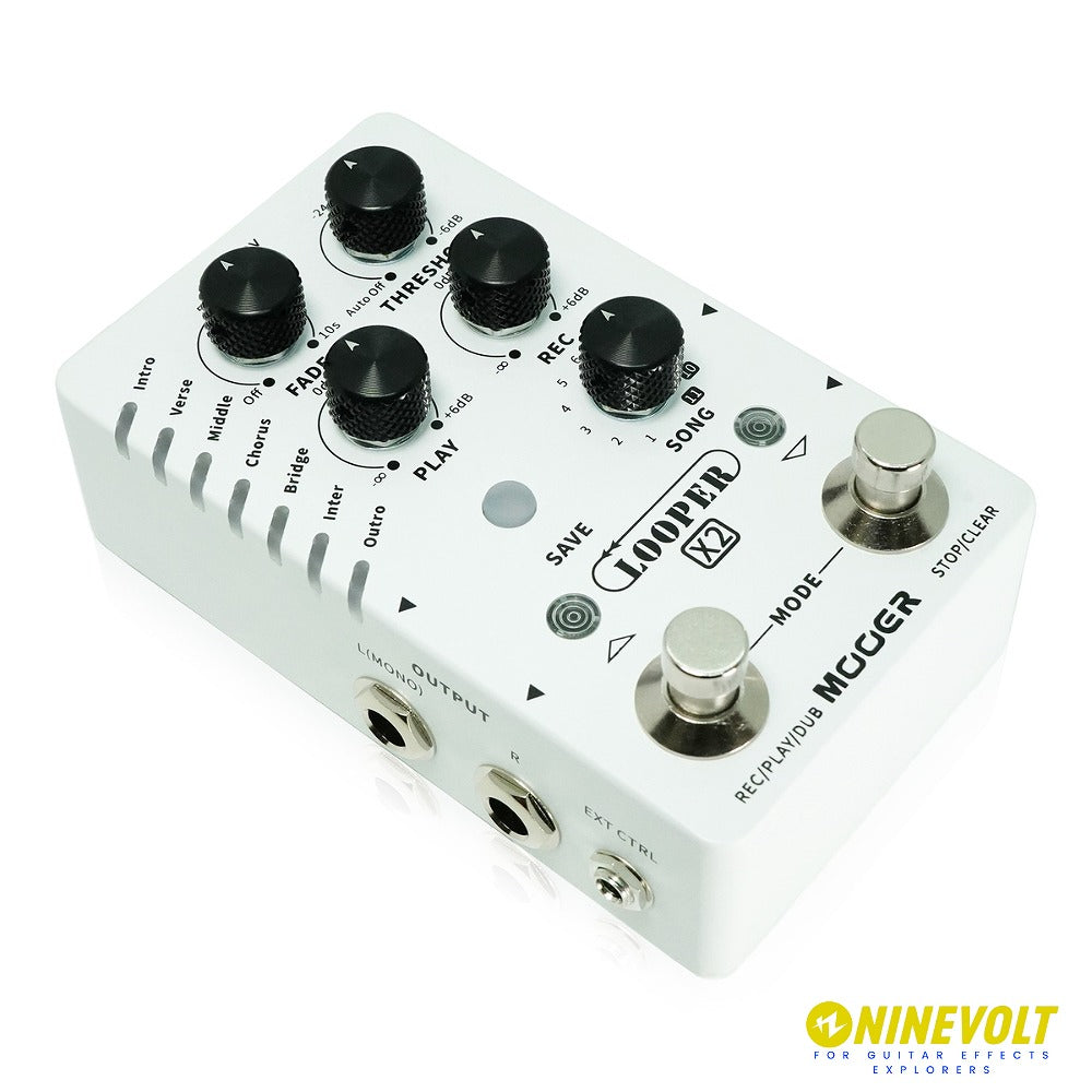 Mooer - LOOPER X2 | ルーパー ギター エフェクター