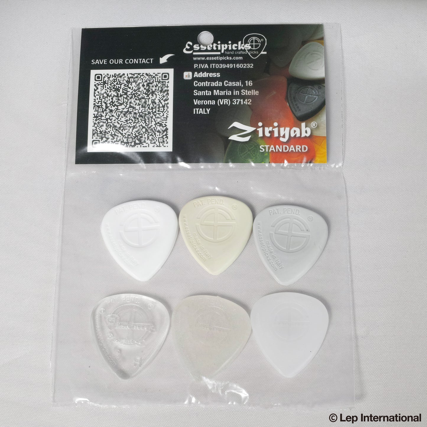 Essetipicks - ZIRIYAB Mix Pack (6枚入り) / ギター ピック【ゆうパケット対応可能】