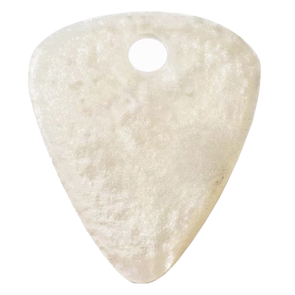 9℃ - レジン (樹脂) で作られた扱いやすい ティアドロップ ピック 3.0mm ホール 穴あけ加工 | Resin Tear Drop Chamfer Clear and Silver Top Hall 3mm (RE-TDC-N-CS-TH-3.0) ホール、穴あけ加工【ゆうパケット対応可能】