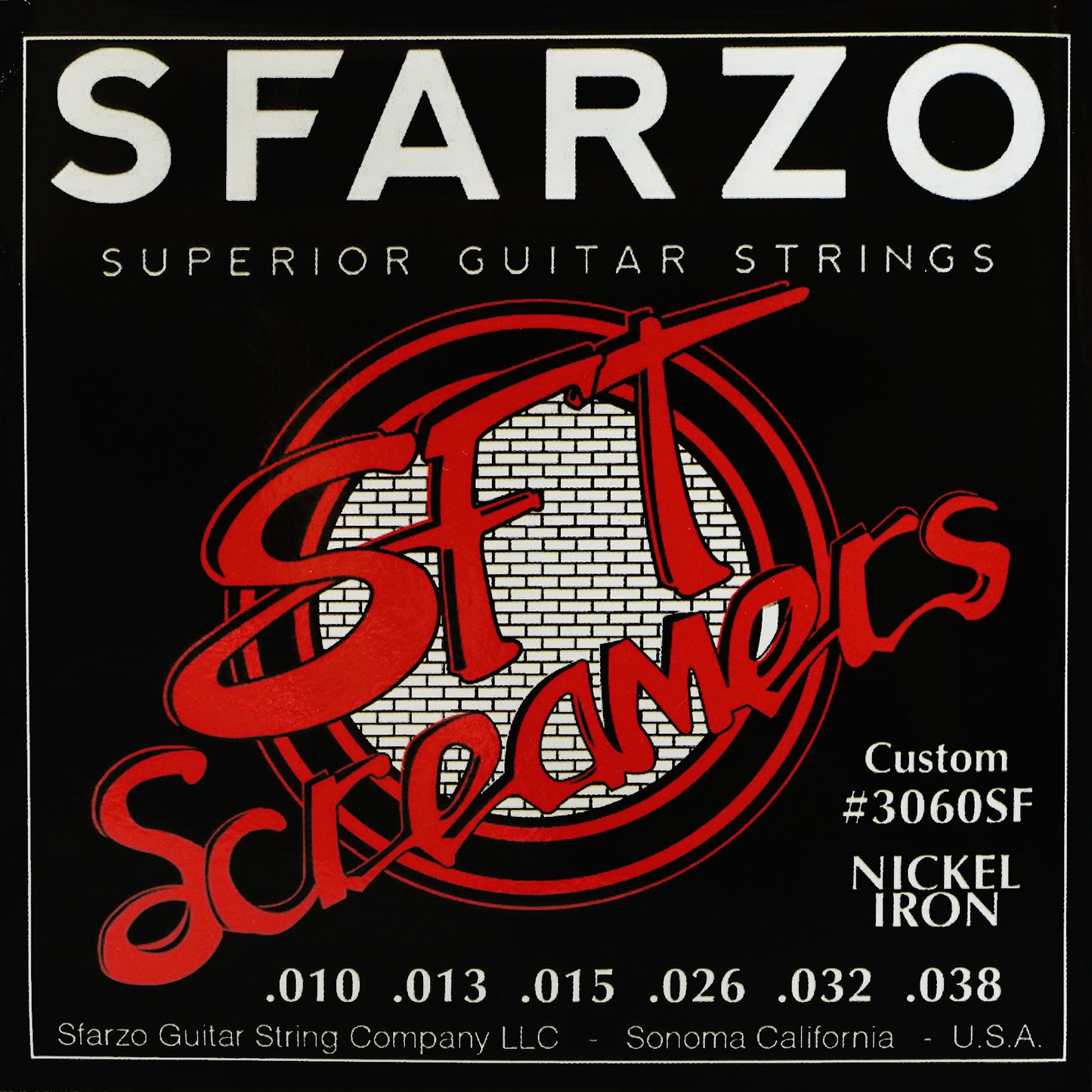 SFARZO SFT Screamers 3060SF / 弦 ギター【ゆうパケット対応可能】