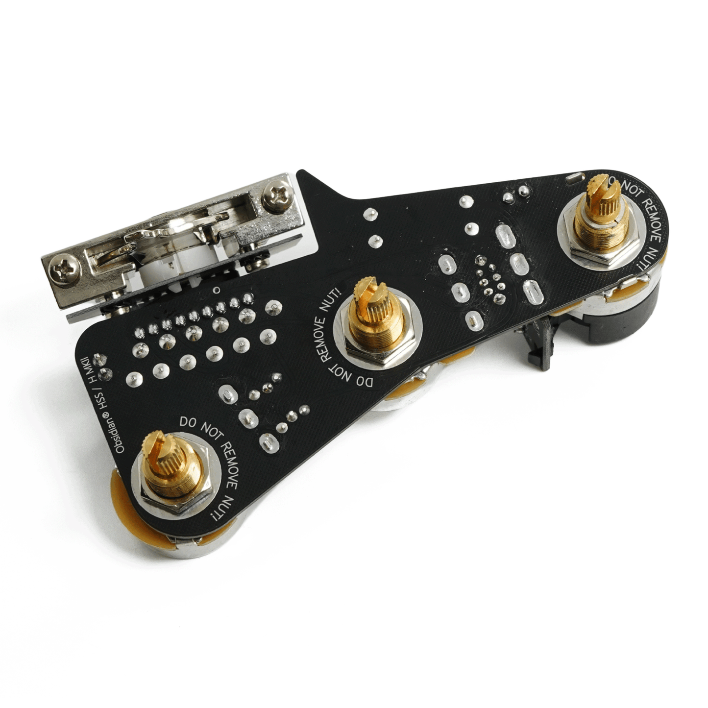ObsidianWire CUSTOM HSS / HSH FOR STRAT GEN2 ‘7 Way’ / ギターパーツ ピックアップ 配線済みハーネス