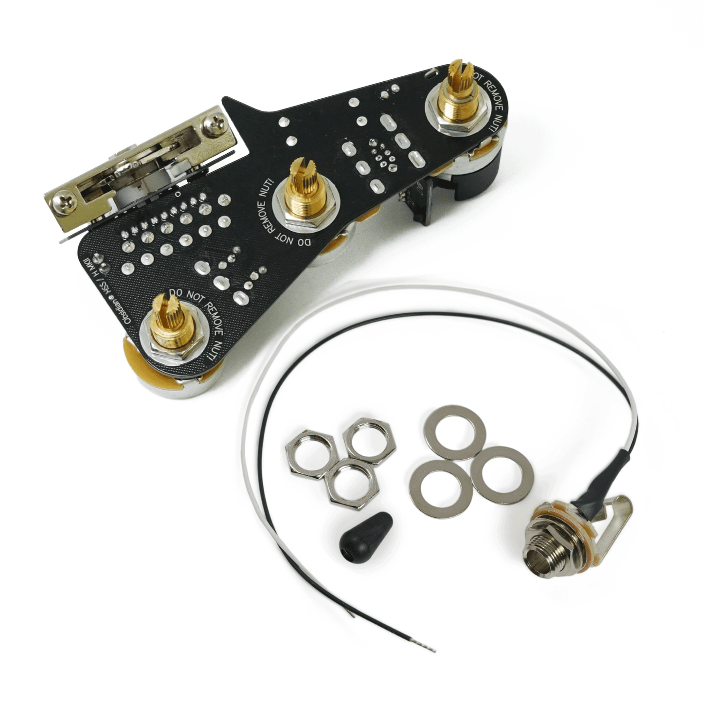 ObsidianWire CUSTOM HSS / HSH FOR STRAT GEN2 ‘7 Way’ / ギターパーツ ピックアップ 配線済みハーネス