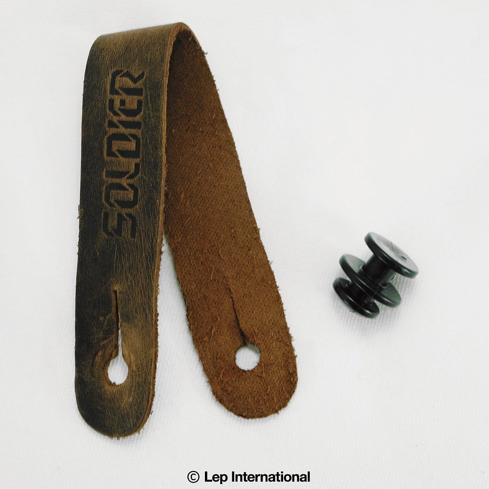 SOLDIER STRAP - Guitar Strap Button SW-BS-01 Vintage Brown【ゆうパケット対応可能】